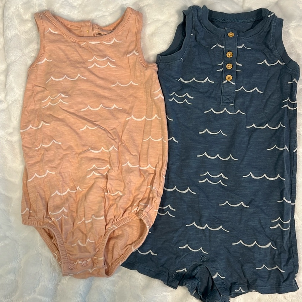 Boy/Girl Twins matching set by Little co.